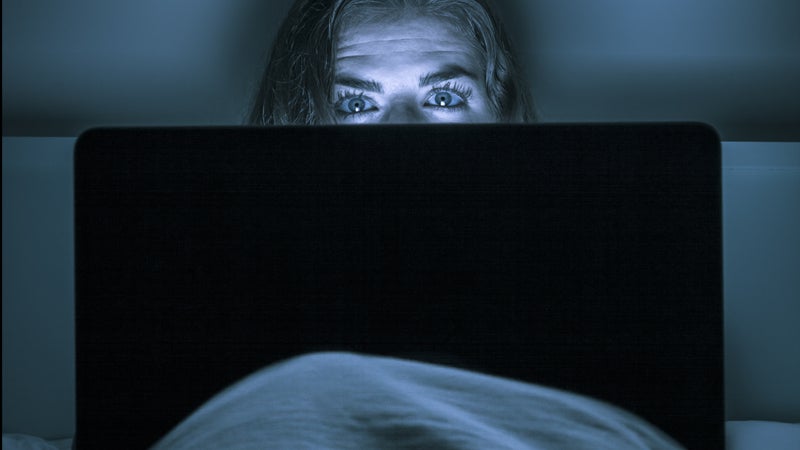 If you're on your computer until lights out, you are sabotaging your sleep quality.