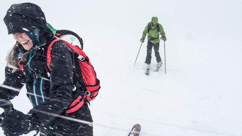 Turin Dickman, left, and Bryan Rogala, 国产吃瓜黑料鈥檚 video production manager, are still giddy while skinning through high winds and face-freezing temps near the top of Ski Santa Fe. iPhones have a tendency to freeze when it鈥檚 cold and windy, so I kept my phone in my pocket until Dickman was right in front of me. I don鈥檛 shoot magazine assignments on my iPhone (that's why we have Sony a7RIIs and Canon 5D Mark IIIs), but the images are plenty good for the Web.