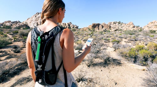 The goTenna allows you to send and receive text messages and share GPS coordinates without a cell signal.
