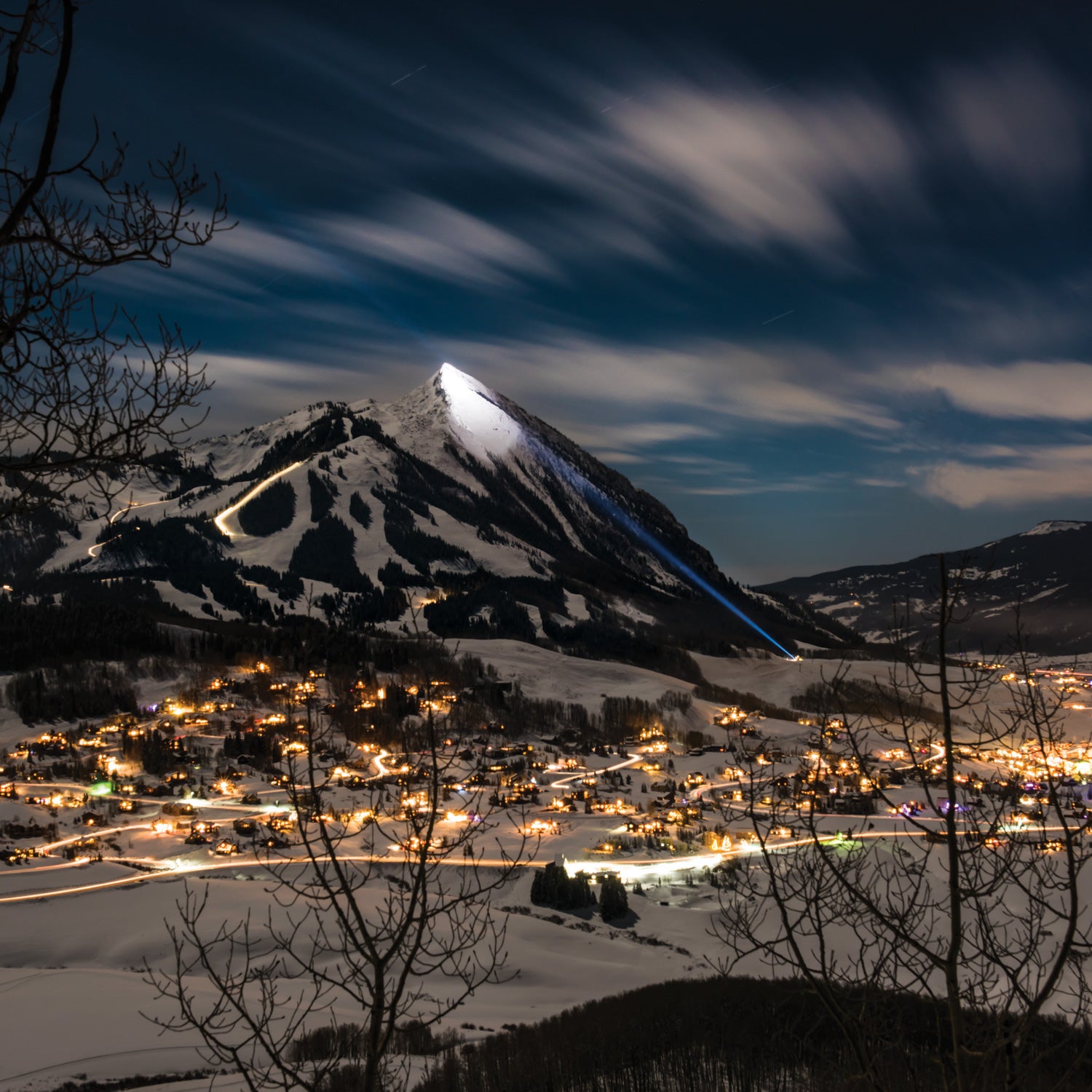 Skiing in the Rocky Mountains