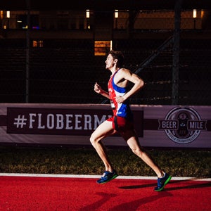 Kent holds the beer-mile world record at 4:51