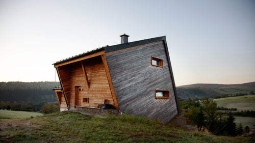Oberwiesenthal, Germany: A private home in the countryside.
