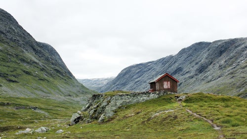 Grotli, Norway: An archival image featured in the backcountry section of the book.