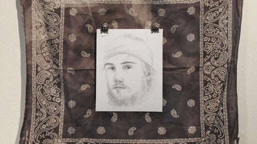 Rue, pictured in this self-portrait, says he usually starts his hikes鈥攚hich last from two weeks to two months鈥攁lone but ends up joining other groups. 鈥淚 like to hop in with other groups of hikers and stay with them for a week at a time,鈥 he says. 鈥淭hat way I could get to know them, make sketches of them, and get all of their stories.鈥