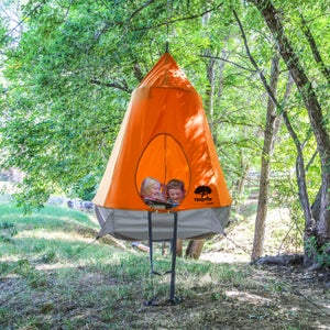 What do you get when you cross a tent with a hammock?
