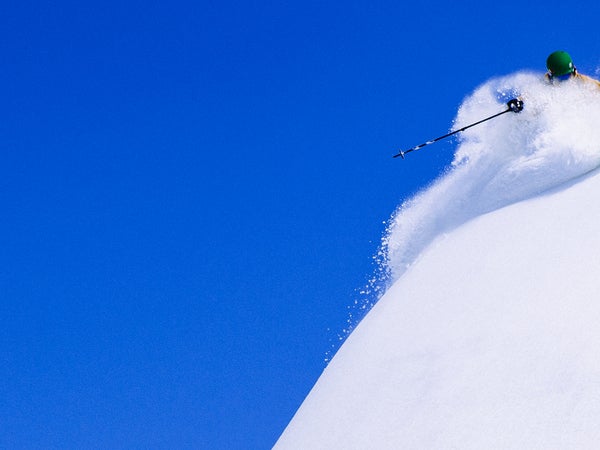 Steep and deep in Sun Valley, Idaho.