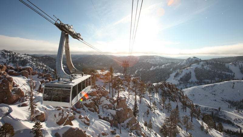 Take in a tram view.