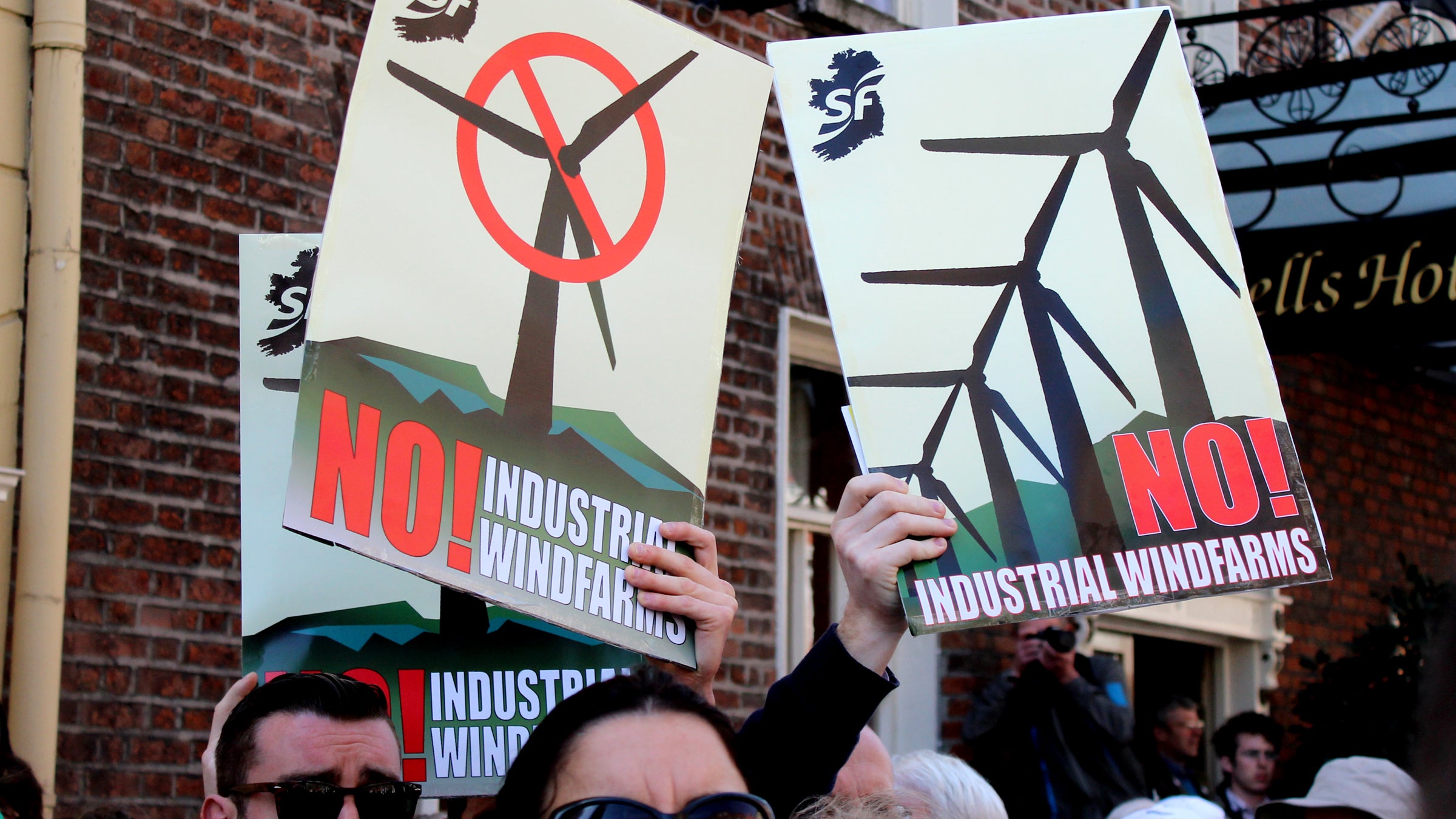 Many environmentalists protest solar and wind projects because of the land and wildlife they'd displace.