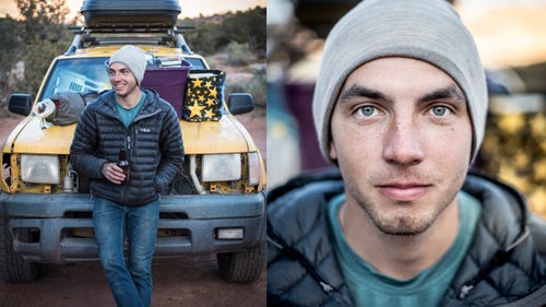 Jake Woodland pulled into Indian Creek after three months on the road, having hit many of the classic spots鈥擸osemite, Red Rocks, Moab鈥攐n his way south. While at the Creek, he鈥檇 often slip out early to top out a climb and paraglide down, returning to camp as everyone was waking up. His climbing partner headed back to Montana for Thanksgiving, leaving him considering his next move. 鈥淚 might just get a job in Moab and live here for a bit.鈥