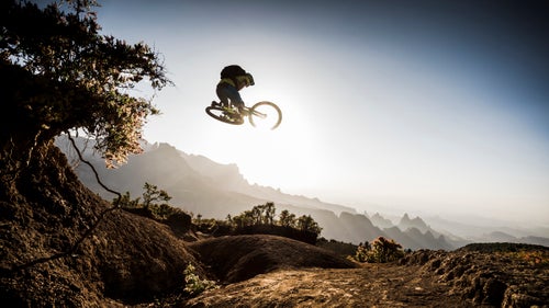 We took to calling Kamil Tatarkovic, one of the pro riders on the expedition, “No Big Deal” Kamil for his ease on the bike. Surf that rubbly chute? “Of course.” Gap that gaping ravine? “No problem.” Even days away from assistance and medical care, he was so confident and deft that he never once declined—and came away the least beat-up of any of us.