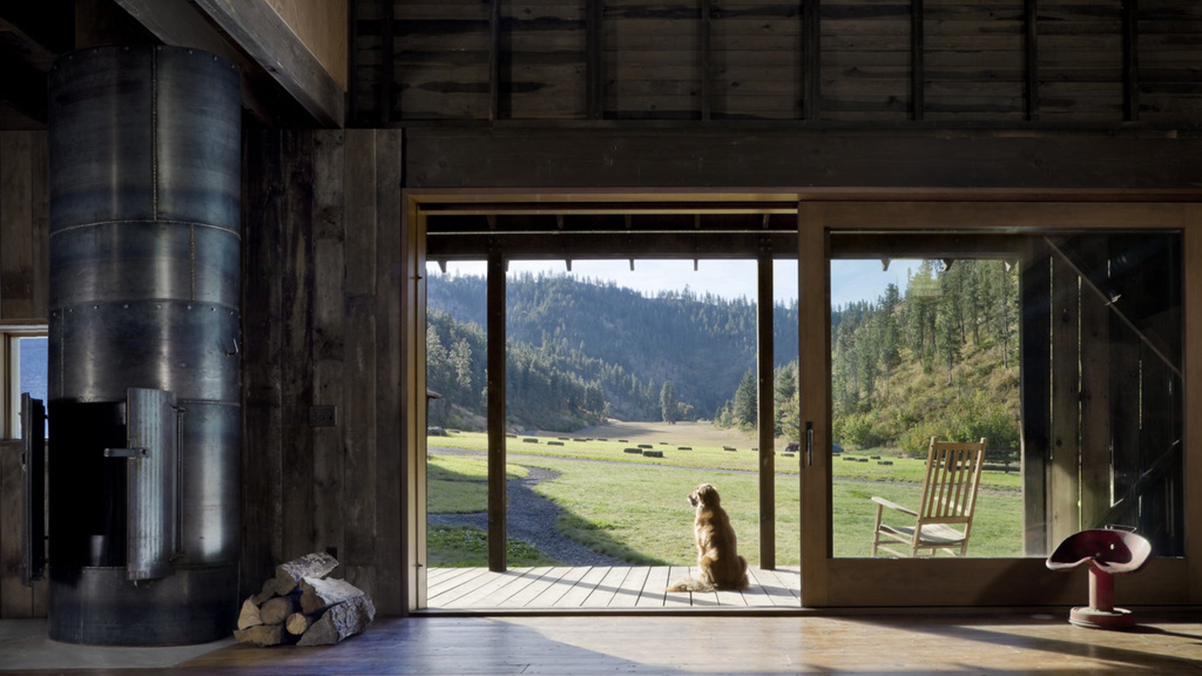 A century-old barn in the foothills of Washington state’s Cascade mountains.