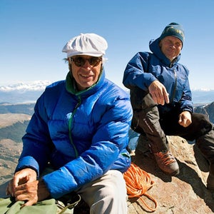 Doug Tompkins (left), Jeff Johnson (middle), and Patagonia founder Yvon Chouinard during the filming of the 2010 documentary '180 Degrees South' in Chile.