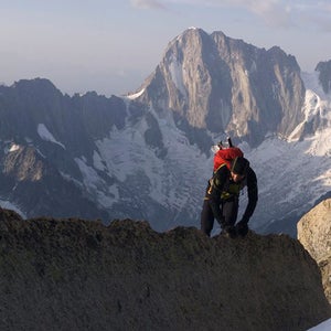Two years ago, Ueli Steck undertook a project to summit 82 13,000-foot peaks in the Swiss, French, and Italian Alps in 80 days via bike, foot, and paraglider.