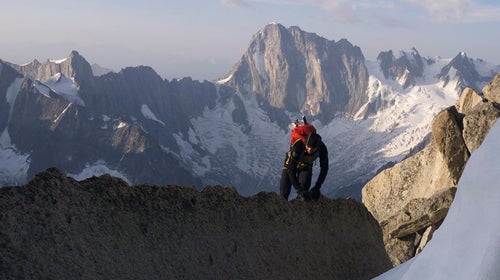 Two years ago, Ueli Steck undertook a project to summit 82 13,000-foot peaks in the Swiss, French, and Italian Alps in 80 days via bike, foot, and paraglider.