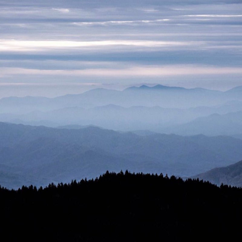 While Great Smoky, which divides North Carolina and Tennessee, isn’t the most Instagrammed park, it is the most visited. Clingmans Dome, pictured here at sunrise, is the highest point in the park.