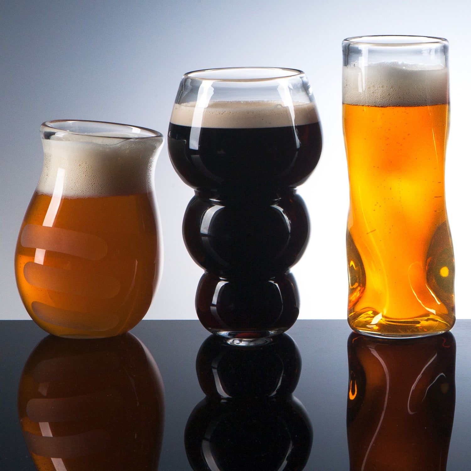 Beer glasses get a new shape