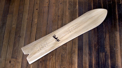 PowderJet lets you customize your own board, choosing from a variety of nose and tail shapes. You can also build it yourself during a hands-on weekend at the company’s headquarters in southern Maine.