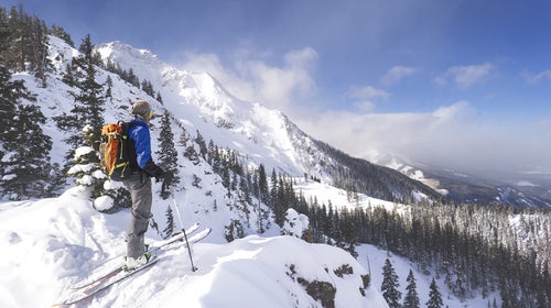 No reason you can't take your favorite beverage, hot or cold, into the snowy backcountry
