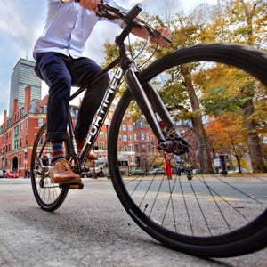 This bike loves the city