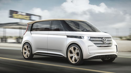 The Budd-e camper van concept was unveiled this week; Volkswagen hasn't sold a camper van in the U.S. since 2003.