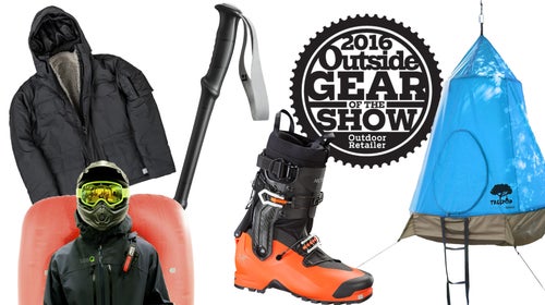 Our favorites of Outdoor Retailer's winter 2016 show will keep you warmer and safer—or fulfill your childhood dreams.