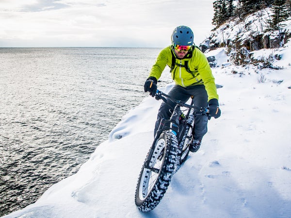 Cold-weather gear to for making fat snow tracks