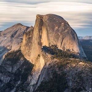 A view of Yosemite's Half Dome from Glacier Point.