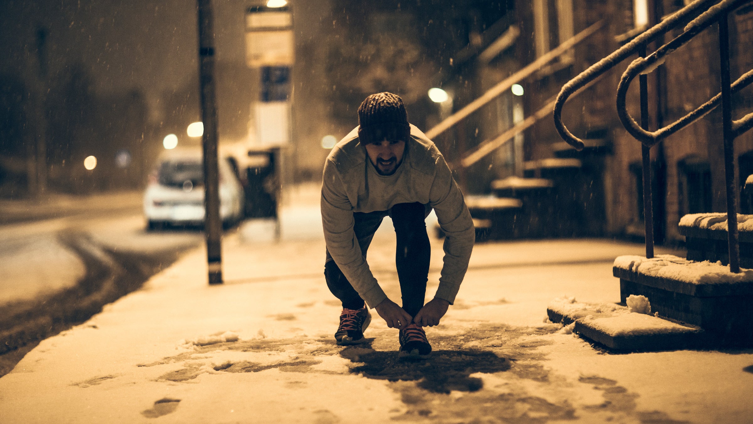 Warming up helps your body work better in the cold.