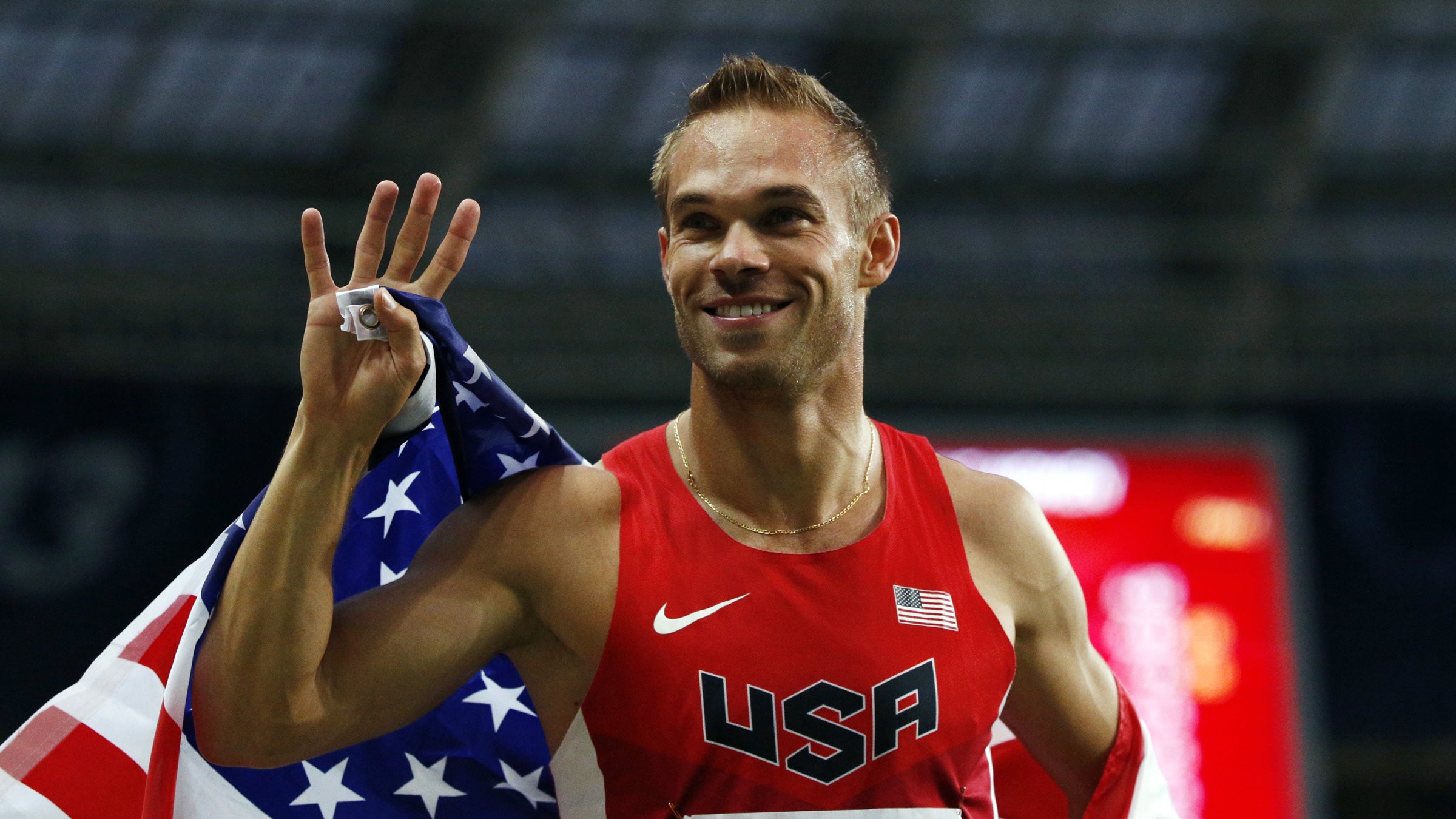 Athletes must wear the logo of Nike, the national team's sponsor, but they are not allowed to wear logos of their own sponsors.