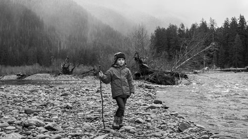 Clover, now nine, appears in more than 120 photographs in Burke's new book, Wild & Precious