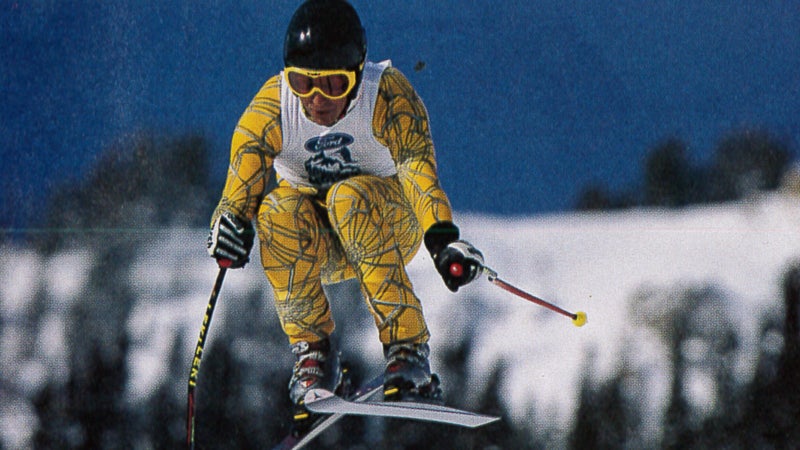 Johnson at Beaver Creek last year, early in his comeback attempt.