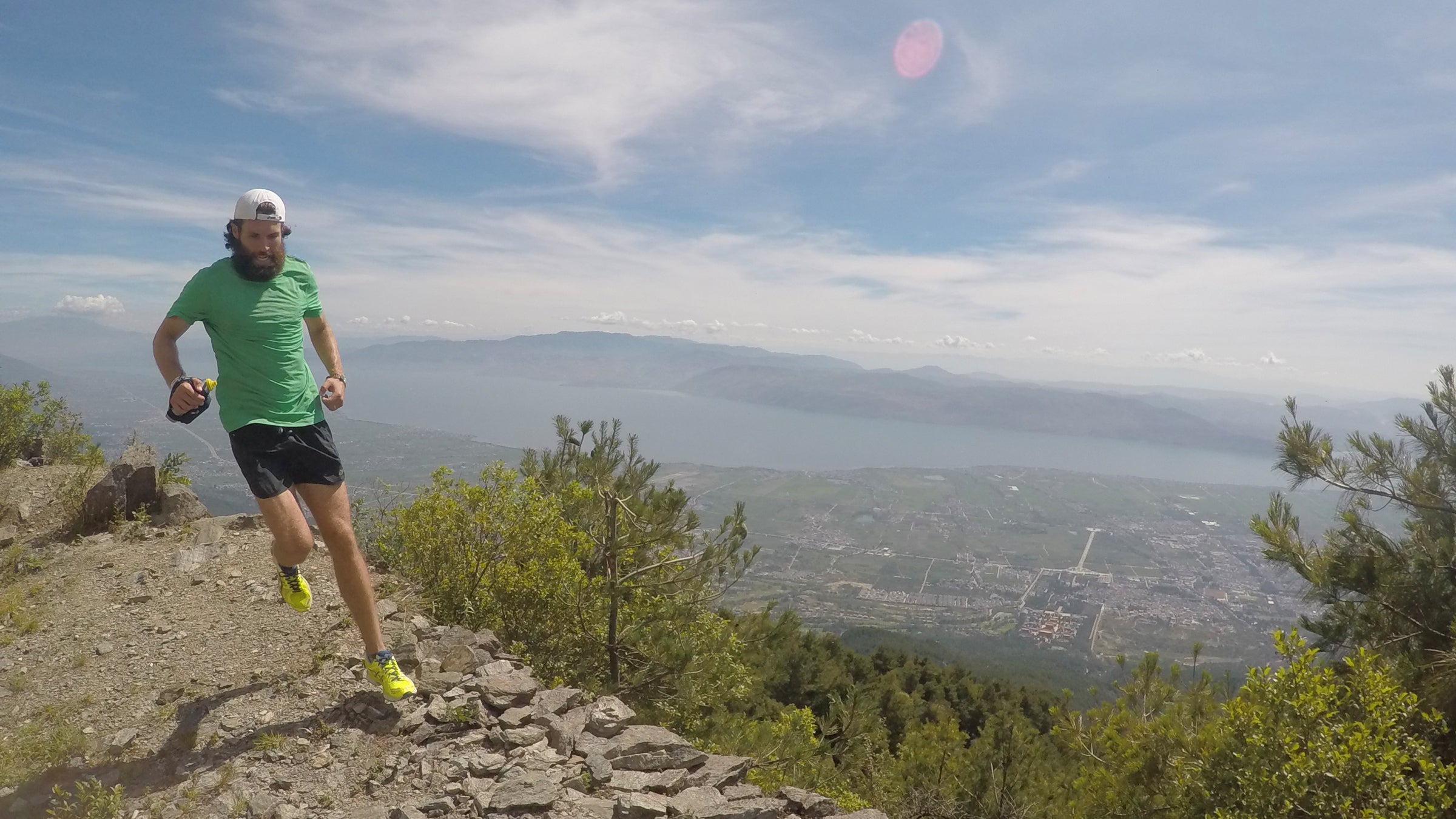 Kimble finished first in last year's China’s 250km Gobi March.