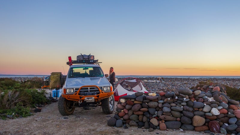 Way out there in Baja, no one's coming along to give you a tow; you need to know your vehicle can handle tricky surfaces like soft sand without getting stuck or breaking down.