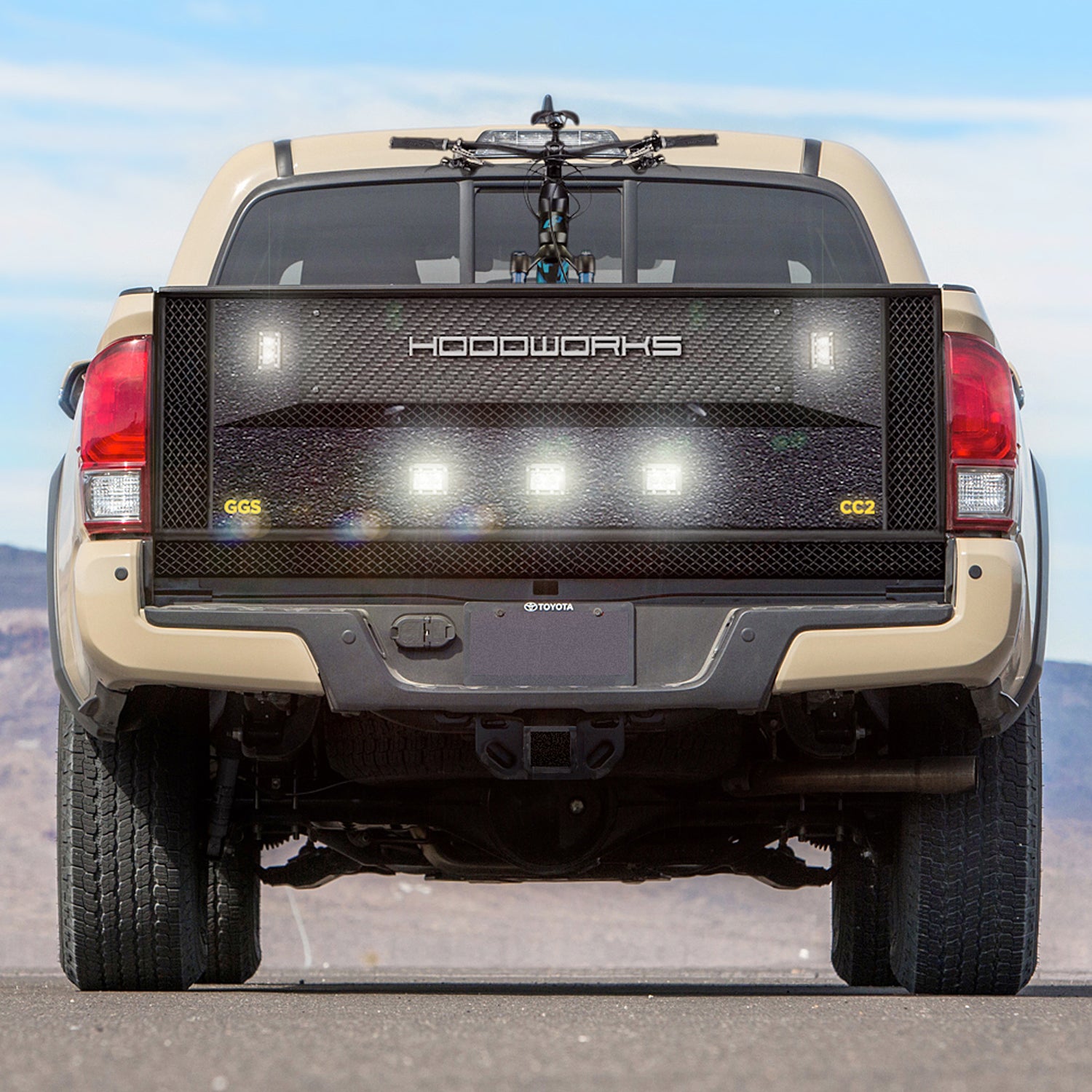 The replacement tailgate lets your truck haul bikes right.