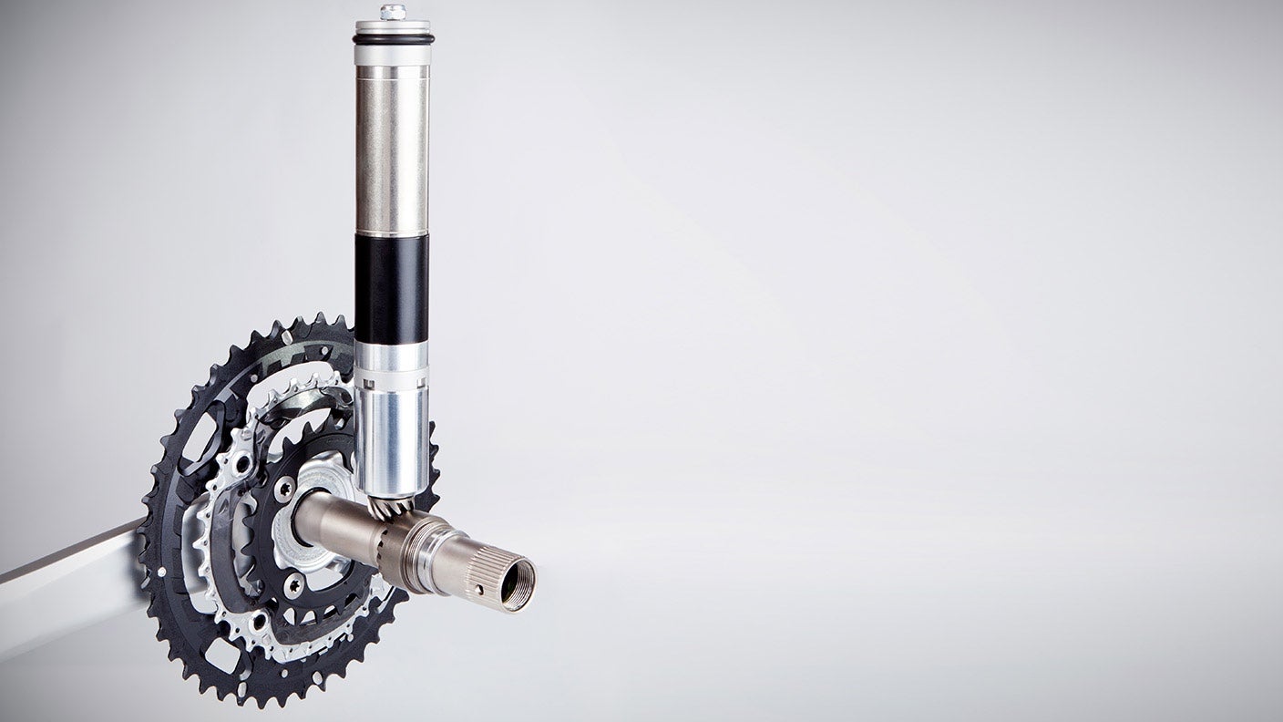 The UCI hasn’t revealed details about the motor found in Van den Driessche’s bike, but it’s likely similar to the Vivax-Assist—a four-pound motor (shown here) that fits within most round seat tubes.