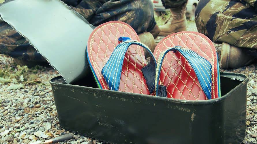 Combat Flip Flops' products are made in war zones, providing an economic incentive for peace.