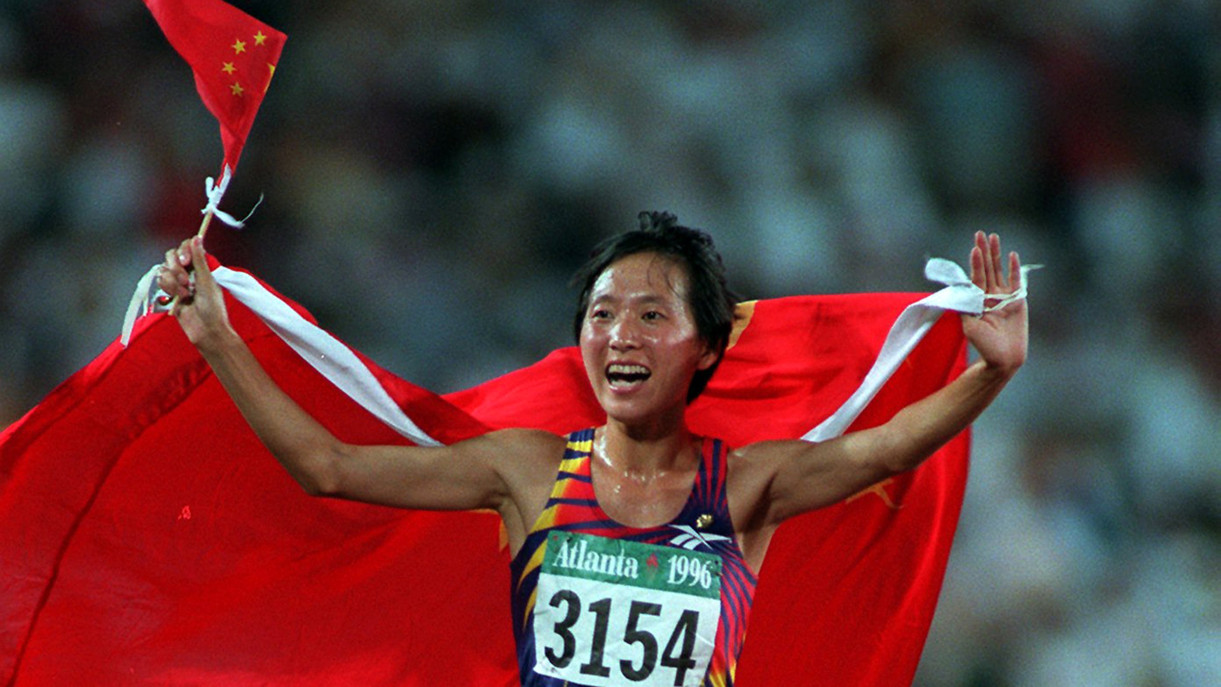 Wang Jungxia of China, pictured at the 1996 Summer Olympic Games in Atlanta, is one of the signees of an alleged letter about state-sponsored doping.