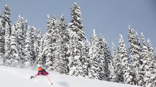 Louise Lintilhac of Backcountry magazine reaps the rewards after a long morning of climbing.