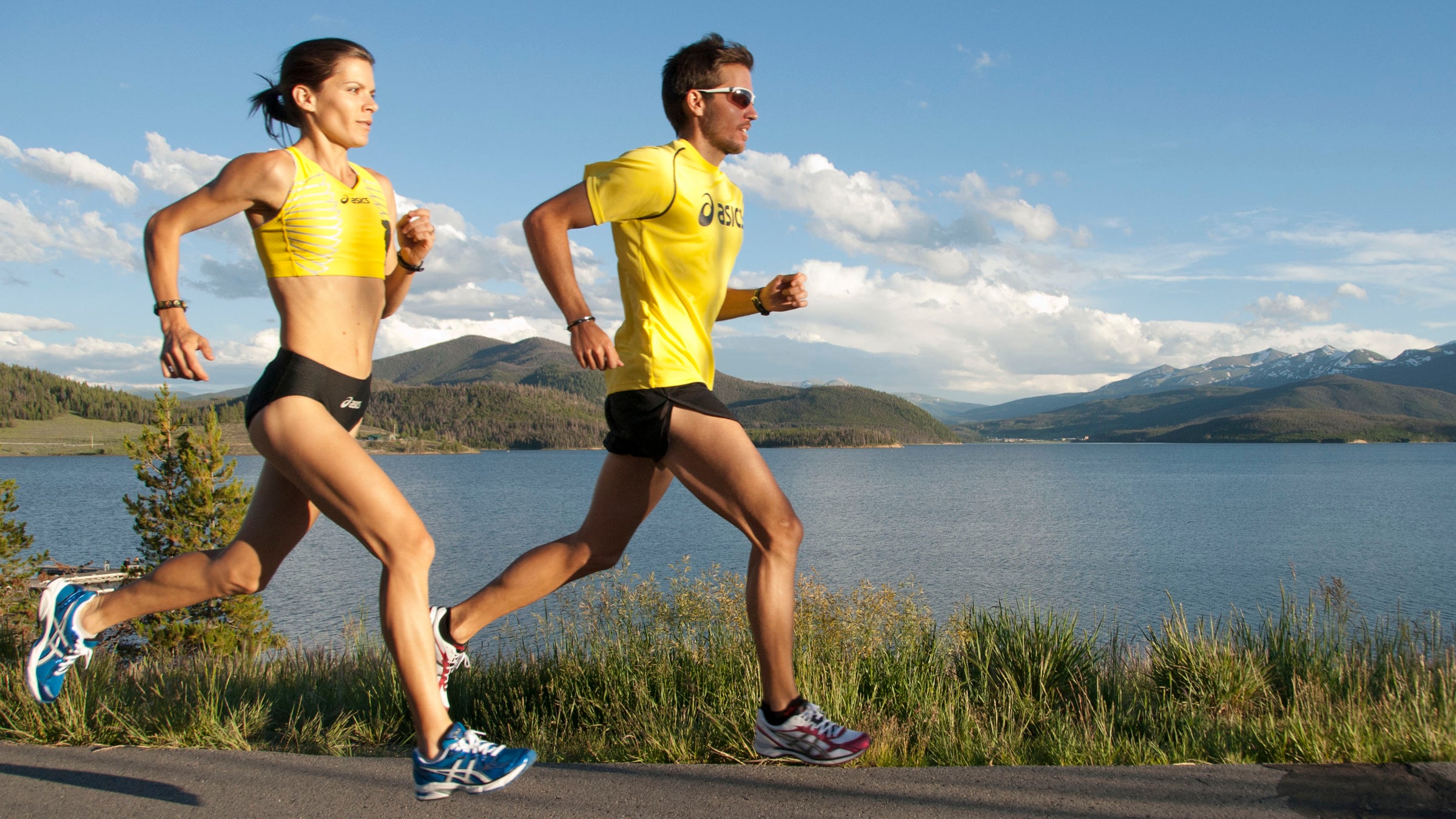 Roll Recovery founder Jeremy Nelson, with wife and U.S. Olympic Team Trials Marathon competitor Adriana. 