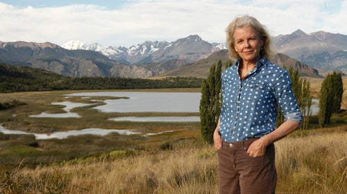 Kristine Tompkins will continue her work to establish protected areas in Chile and Argentina.