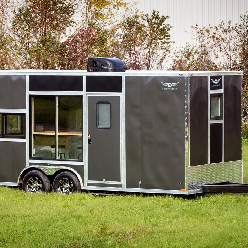 The Escape Sport comes in standard and toy hauler versions for $39,600 and $45,400, respectively. The toy hauler has an integrated eight-foot storage shed with a ramp entrance, as well as off-grid power options and water packages.
