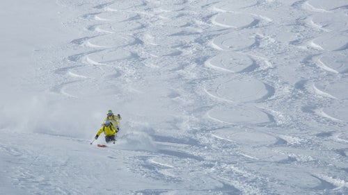 Team Telluride鈥擲teve Chieciuch and Willi Glanzing鈥攑ut their line down.