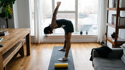 You don't need a lot of equipment to create a good indoor training routine for winter.