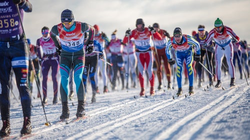 If you're not experienced, do the skate version of the race—it's a faster and less difficult technique.