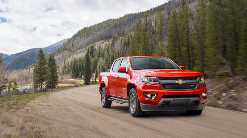 On the inside, the Colorado boasts a dashboard touchscreen and clean diesel engine.