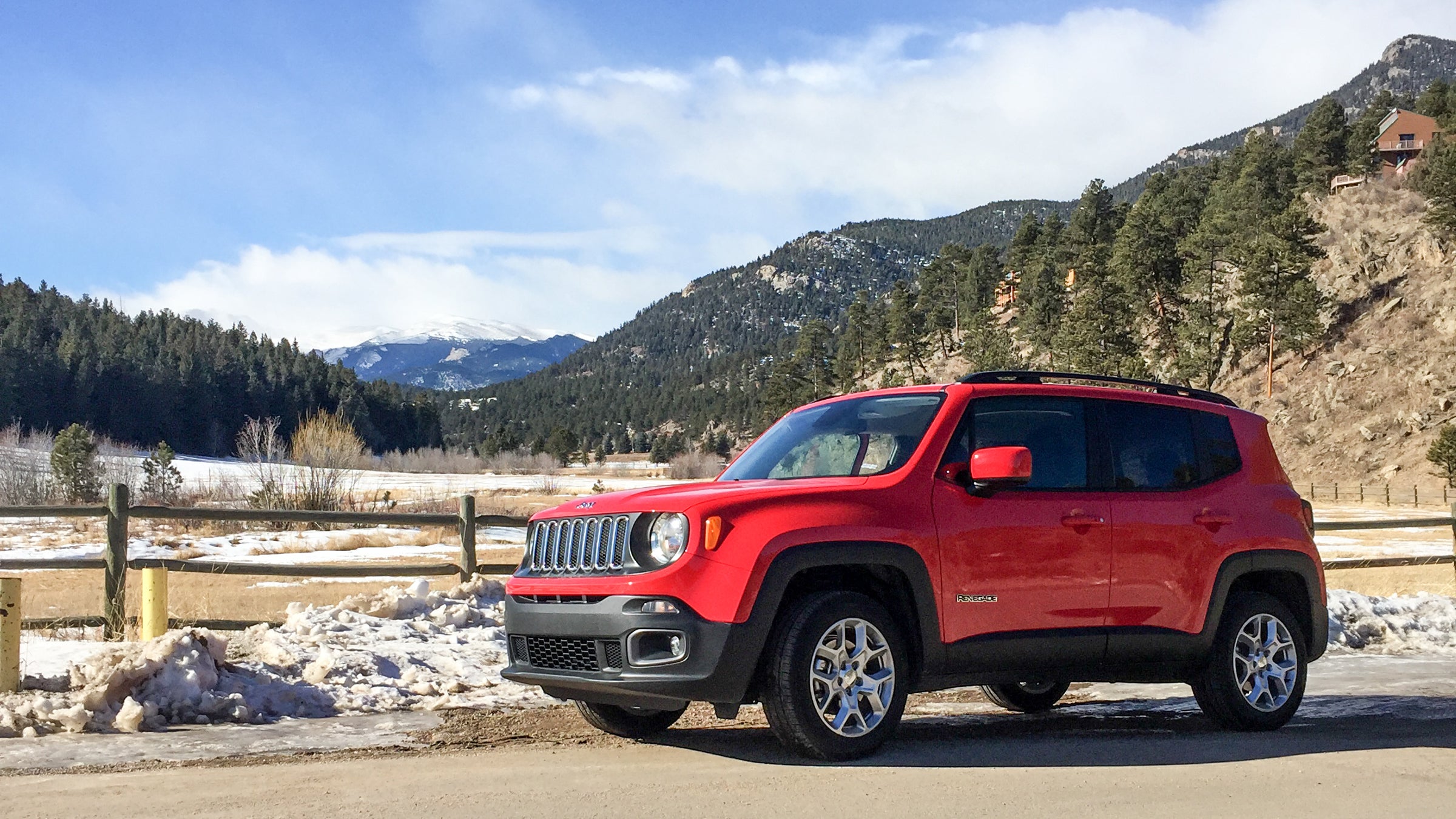 The Renegade is right at home in the mountains, but it also does well on city streets.
