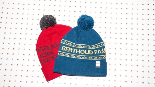 Flylow commemorates some of the best extinct ski areas鈥攊ncluding Berthoud Pass (Colorado), Brodie Mountain (New York), and Slide Mountain (Nevada)鈥攚ith its Revival Pom hats. Available this fall.