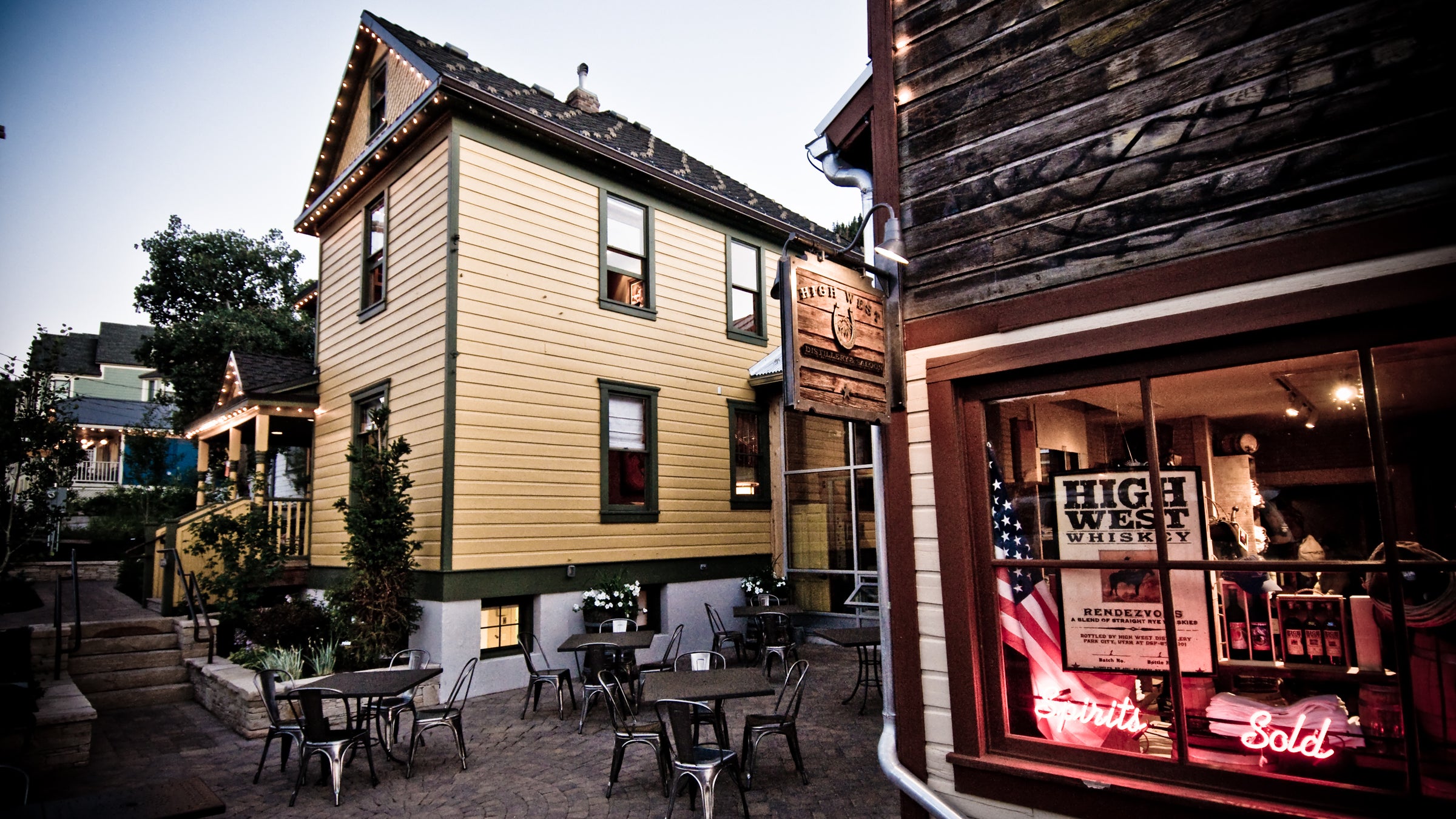  High West Saloon is known for their small-batch whiskey and a rare breed of high-altitude vodka.
