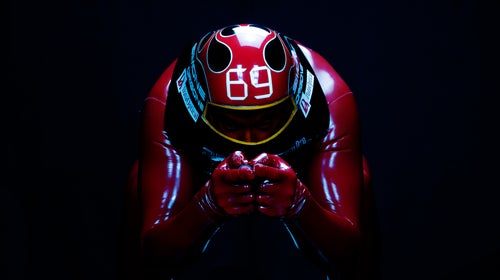 Origone's aerodynamic crouch.