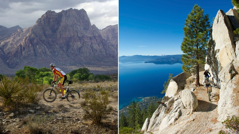 From left: Cottonwood Trails; Flume Trail.